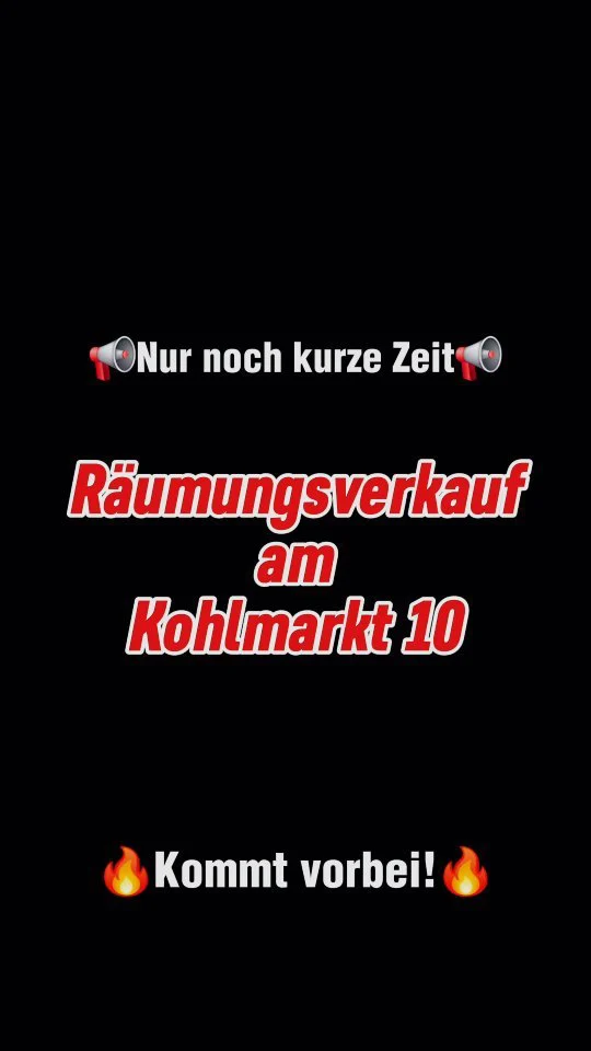 📢Nur noch kurze Zeit📢  💲Räumungsverkauf am Kohlmarkt 10!🏷️  🔥Kommt vorbei!🔥  #Räumungsverkauf #kohlmarkt
#angebot #off #sale #mewes #winteroutfit #Braunschweig